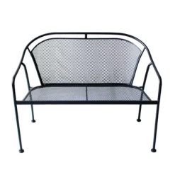 Stackable Steel Bench, E-Coated for Rust Protection