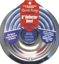 Stanco Steel Reflector Bowl 6 in. W