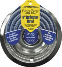 Stanco Steel Reflector Bowl 6 in. W (Pack of 6)