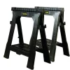Stanley 33 in. H X 27 in. W X 4 in. D Folding Sawhorse 1000 lb. cap. 2 pc