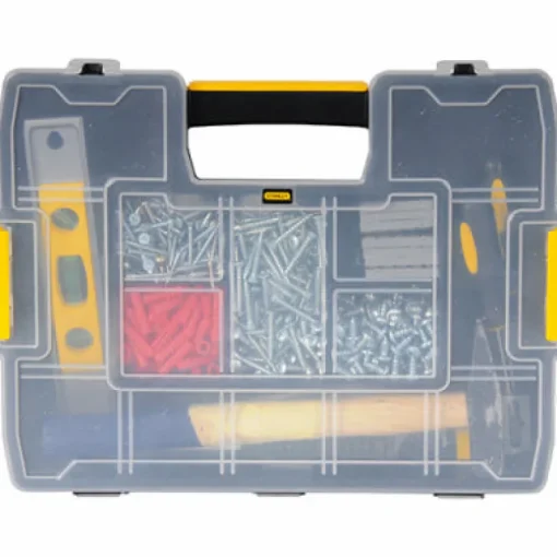 Stanley Sort Master Junior 14.8 in. Organizer Black/Yellow