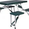 Stansport 617 Portable Picnic Table With Seat