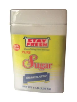 Stay Fresh 240 oz. Sugar Container 1 pk Clear