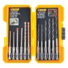 Steel Grip Carbon Steel Drill Bit Set 12 pc