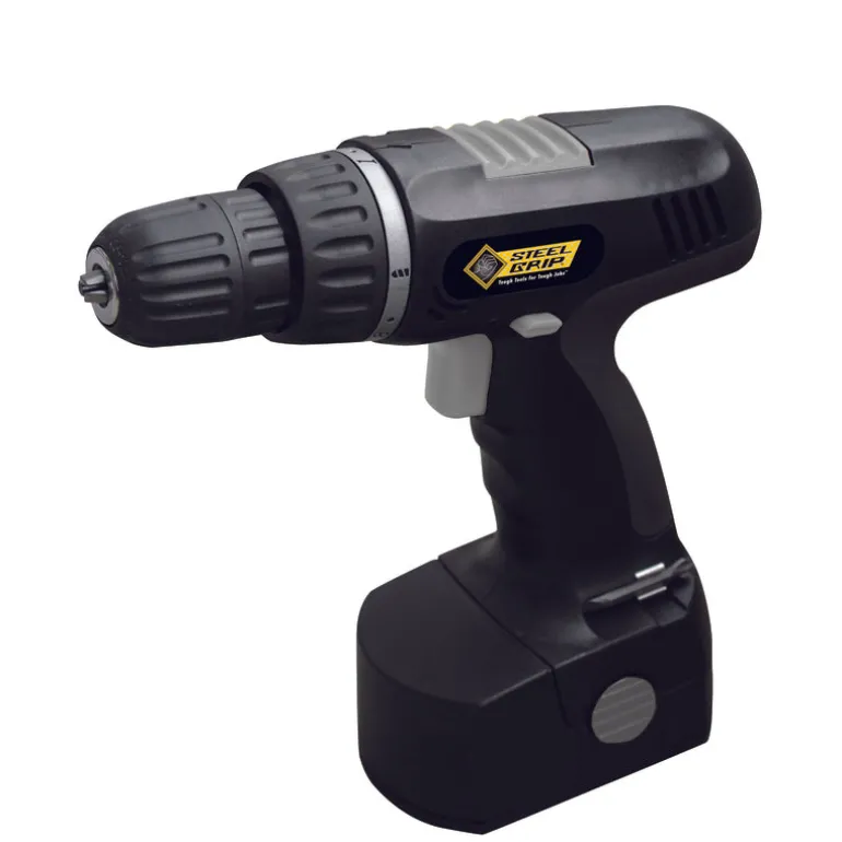 Steel Grip 18V 3/8 in. Cordless Drill Kit (Battery & Charger)