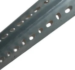 SteelWorks 0.048 in. X 1-1/4 in. W X 48 in. L Zinc Plated Steel Slotted Angle