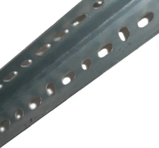 SteelWorks 0.048 in. X 1-1/4 in. W X 48 in. L Zinc Plated Steel Slotted Angle