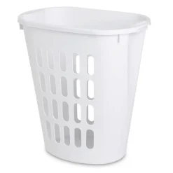 Sterilite 12568006 21" X 14-3/8" X 21-7/8" White Plastic Open Laundry Hamper (Pack of 6)