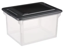 Sterilite 11 in. H x 14 in. W x 18.5 in. D Stackable Storage Unit (Pack of 4)