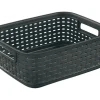 Sterilite 5.25 in. H x 12.25 in. W x 15 in. D Storage Bin (Pack of 6)