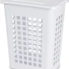 Sterilite White Plastic Laundry Hamper (Pack of 4)