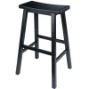 STOOL CHAIR WOD BLK 29"H