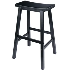 STOOL CHAIR WOD BLK 29"H