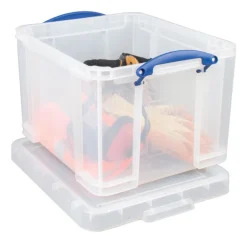 STORAGE BOX CLR 35LITRE