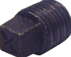 STZ Industries 2 in. MIP each Black Malleable Iron Plug