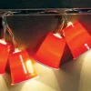 Summer Nights Incandescent Red Solo Cup Light Set Clear 7-1/2 ft. 10 lights