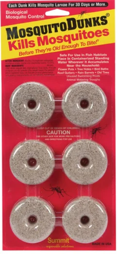 Summit Mosquito Dunks Insect Repellent Solid For Mosquitoes 6 ct