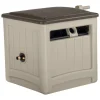 Sunbelt Smart Tube Beige Resin Free Standing Hideaway Hose Reel 225 ft.