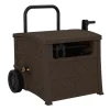 Sunbelt Smart Tube Brown Resin Free Standing Hose Bin 18.25 H x 26.5 W x 20 D in.