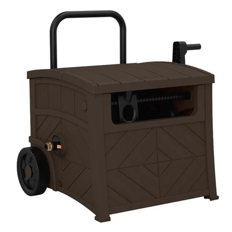 Sunbelt Smart Tube Brown Resin Free Standing Hose Bin 18.25 H x 26.5 W x 20 D in.