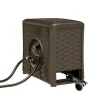 Suncast Aquawinder 125 ft. Water Powered Automatic Winding Brown Hose Reel
