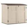Suncast 4 ft. x 3 ft. Resin Horizontal Storage Shed with Floor Kit