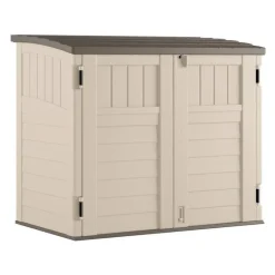Suncast 4 ft. x 3 ft. Resin Horizontal Storage Shed with Floor Kit