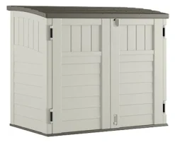 Suncast 4 ft. x 3 ft. Resin Horizontal Storage Shed with Floor Kit
