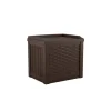 Suncast Brown Plastic 22 gal. Capacity Deck Box 23 H x 22 W x 17 D in. with Seat