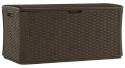 Suncast Brown Plastic 134 gal. Capacity Deck Box 55 W x 29 D in.