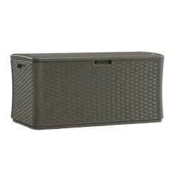Suncast Gray Plastic 134 gal. Capacity Deck Box 27 H x 55 W x 29 D in.