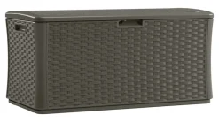 Suncast Gray Plastic 134 gal. Capacity Deck Box 27 H x 55 W x 29 D in.