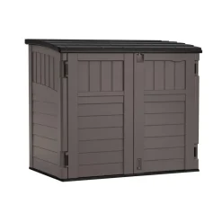 Suncast Gray Plastic Horizontal Storage Shed 4 W x 2 D ft. with Floor Kit