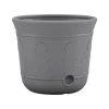 Suncast Gray Resin 300 ft. Capacity Free Standing Hose Pot 16 L x 12.13 H x 14 W in.