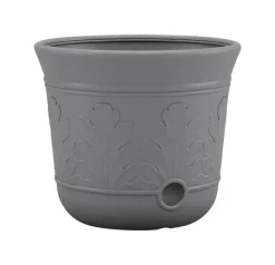 Suncast Gray Resin 300 ft. Capacity Free Standing Hose Pot 16 L x 12.13 H x 14 W in.