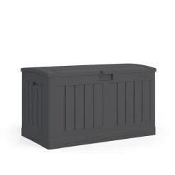 Suncast Peppercorn Plastic 50 gal. Capacity Deck Box 37 W x 22 D in.
