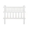 Suncast White Resin Garden Fence 24 L x 20.5 W in. (Pack of 10)