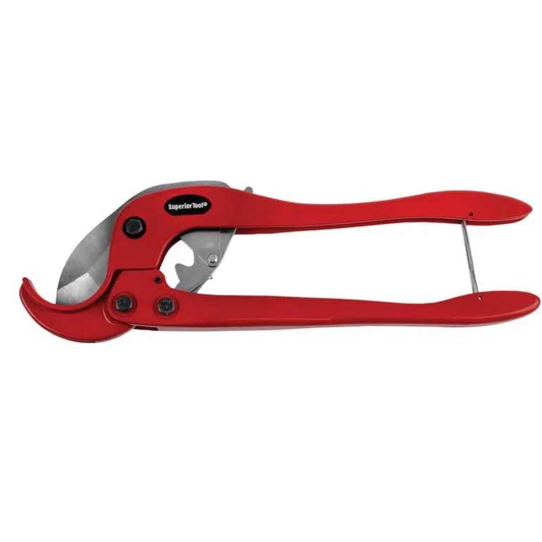Superior Tool PVC Assorted Color Schedule 40 Heavy Duty Pipe Cutter 2-1/2 Dia. in.