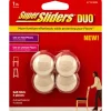 SuperSliders Felt Self Adhesive Protective Pad Beige Round 1 in. W X 1 in. L 4 pk
