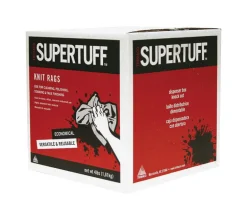 SuperTuff 12 in. W X 12 in. L White Cotton Knit Rags