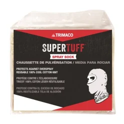 SuperTuff Cotton Spray Sock Hood White One Size Fits Most 1 pk