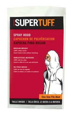SuperTuff Cotton Spray Sock Hood White One Size Fits All 1 pk