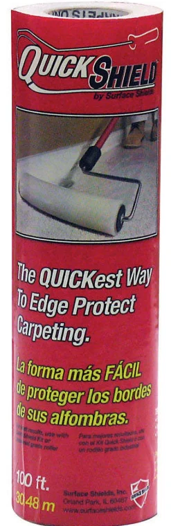Surface Shields Quick Shield Carpet Protection 2 mil X 9 in. W X 100 ft. L Polyethylene Clear