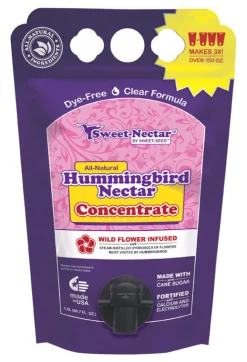 Sweet-Seed Sweet-Nectar Hummingbird Sucrose Nectar Concentrate 50.7 oz (Pack of 9)