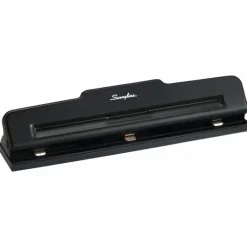 Swingline Light-Duty 10 Sheet Capacity 2 or 3 Hole Paper Punch Black