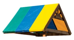 Swing-N-Slide Wrangler Stylish Whimsy Multicolored Plastic Canopy 52 W x 90 D in. with Hardware