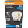 Sylvania TruWave A19 E26 (Medium) LED Bulb Daylight 60 Watt Equivalence 4 pk