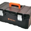 Tactix 10.5 in. Hand Toolbox Black