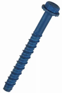 Tapcon 3/8 in. D X 4 in. L Steel Hex Head Concrete Screw Anchor 10 pk