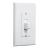 TayMac Decorator Covers White 1 gang Plastic Toggle Wall Plate 5 pk